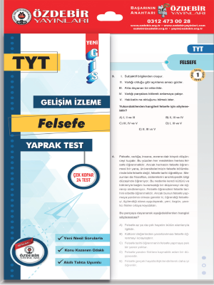TYT Felsefe Yaprak Test