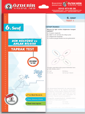6. Sınıf Din Kültürü Yaprak Test