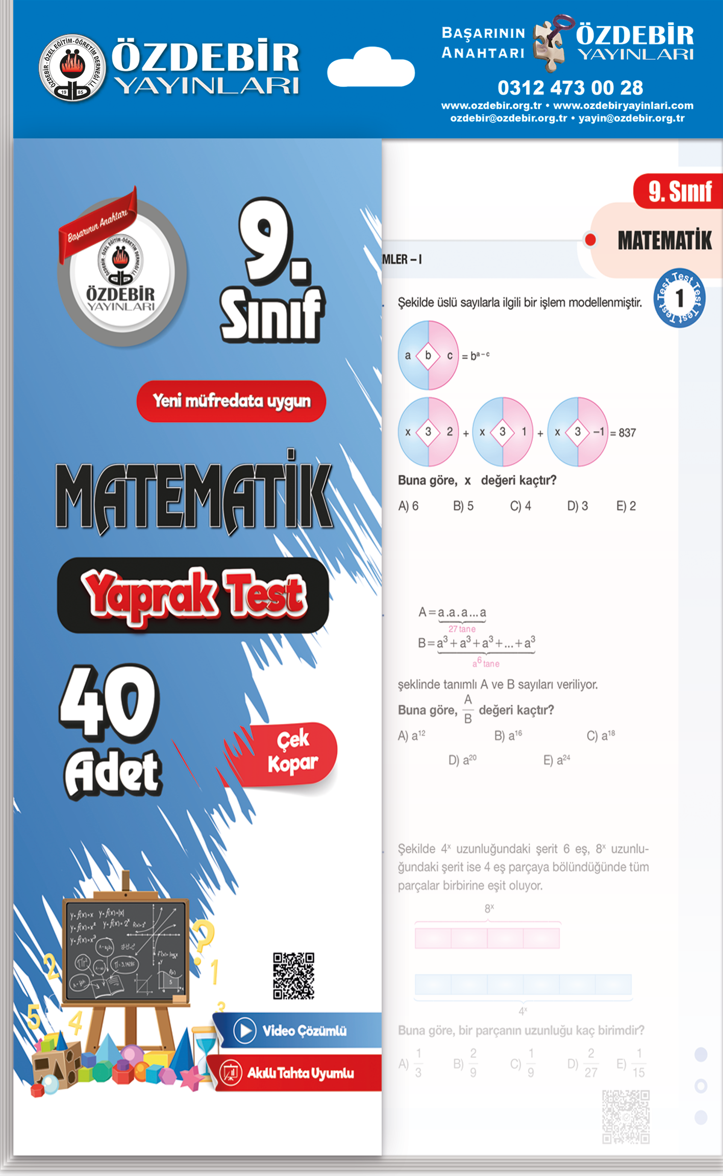 9. SINIF MATEMATİK YAPRAK TEST