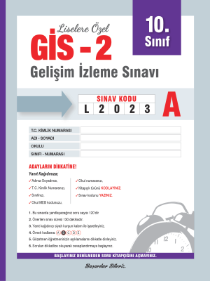 10.SINIF ÖZDEBİR YAYINLARI GİS-2 2023-2024