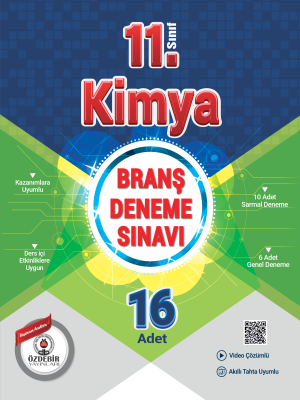 11. Sınıf Kimya Branş Deneme - 2024