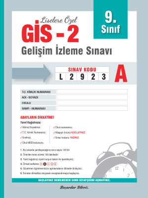 9.SINIF ÖZDEBİR YAYINLARI GİS-2 2023-2024