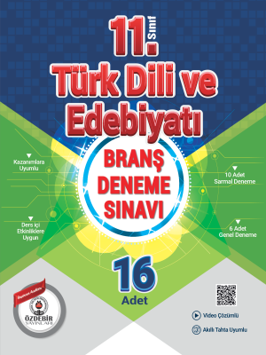 11. Sınıf Türk Dili ve Edebiyatı Branş Deneme - 2024