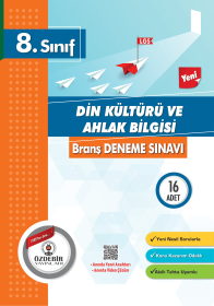 8. Sınıf Din Kültürü 16lı Deneme