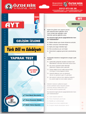 AYT Edebiyat Yaprak Test