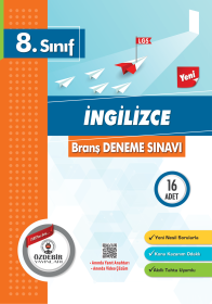 8. Sınıf İngilizce 16lı Deneme